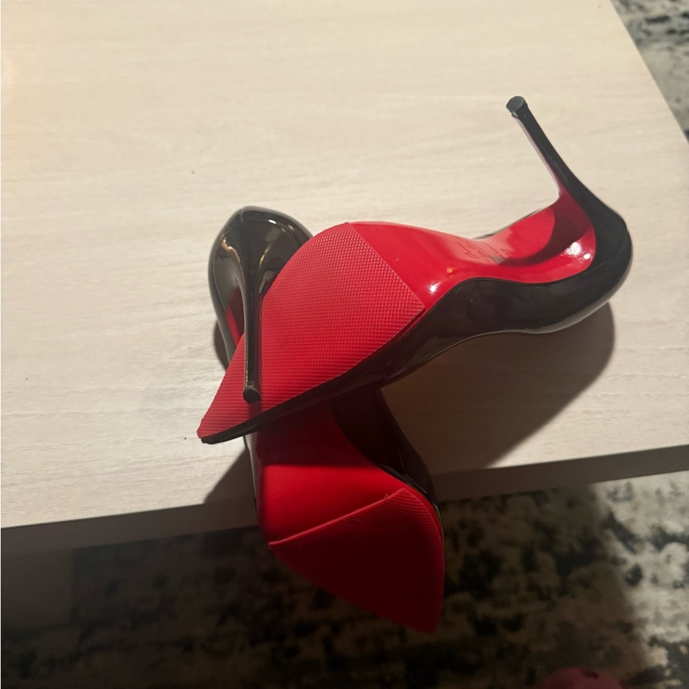 Christian Louboutin Black Patent Leather Heels - Picture 14 of 14
